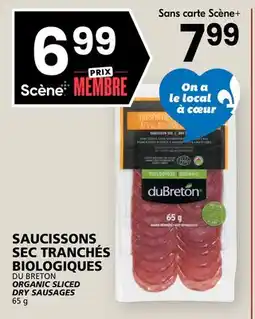 Rachelle-Bery Grocery DU BRETON ORGANIC SLICED DRY SAUSAGES offer