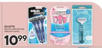 Brunet GILLETTE Rasoirs sélectionnés offer