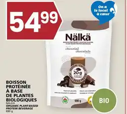 Rachelle-Bery Grocery NÄLKÄ ORGANIC PLANT-BASED PROTEIN BEVERAGE offer