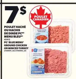 Provigo POULET HACHÉ OU HACHIS DE DINDE PC MENU BLEU, 454 G offer