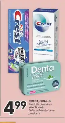 Brunet CREST, ORAL-B Produits dentaires sélectionnés offer