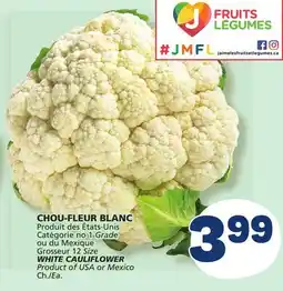 Marché Bonichoix WHITE CAULIFLOWER offer