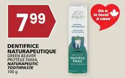 Rachelle-Bery Grocery GREEN BEAVER PROTÈGE ÉMAIL NATURAPEUTIC TOOTHPASTE offer