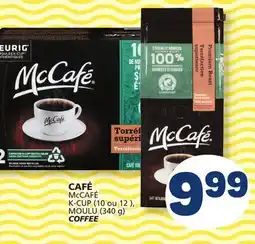 Marché Bonichoix McCAFÉ K-CUP (10 or 12 ), MOULU (340 g) COFFEE offer