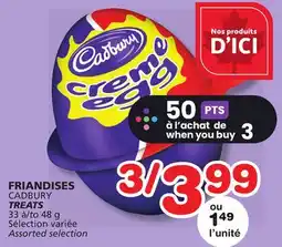 Marches Tradition CADBURY TREATS offer