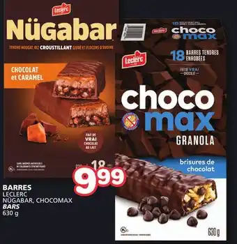 Marches Tradition LECLERC NÜGABAR, CHOCOMAX BARS offer