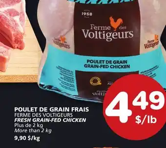 Marches Tradition FERME DES VOLTIGEURS FRESH GRAIN-FED CHICKEN offer