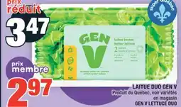 Super C LAITUE DUO GEN V | GEN V LETTUCE DUO offer