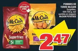 Super C POMMES DE TERRE McCAIN | McCAIN POTATOES offer