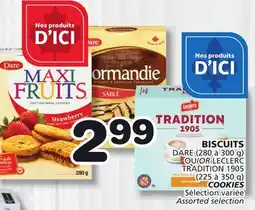 Marches Tradition DARE (280 to 300 g) OR LECLERC TRADITION 1905 (225 to 350 g) COOKIES offer