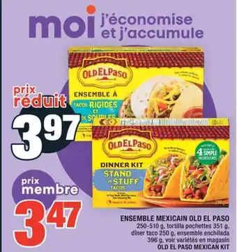 Super C ENSEMBLE MEXICAIN OLD EL PASO | OLD EL PASO MEXICAN KIT offer