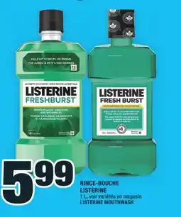 Super C RINCE-BOUCHE LISTERINE | LISTERINE MOUTHWASH offer