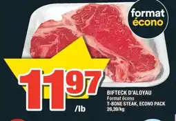 Super C BIFTECK D'ALOYAU | T-BONE STEAK, ECONO PACK offer