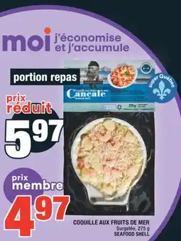 Super C COQUILLE AUX FRUITS DE MER | SEAFOOD SHELL offer