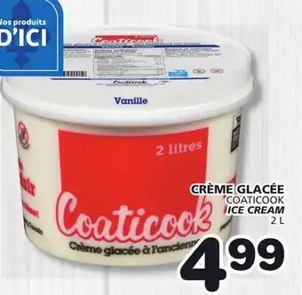 Marches Tradition COATICOOK ICE CREAM offer