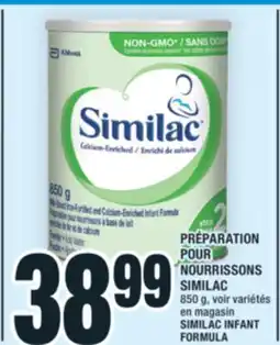 Super C PRÉPARATION POUR NOURRISSONS SIMILAC | SIMILAC INFANT FORMULA offer