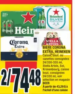 Super C BIÈRE CORONA EXTRA, HEINEKEN | BEER offer