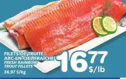 Marches Tradition FRESH RAINBOW TROUT FILLETS offer