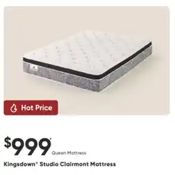 Dormez Vous Kingsdown Studio Clairmont Mattress offer