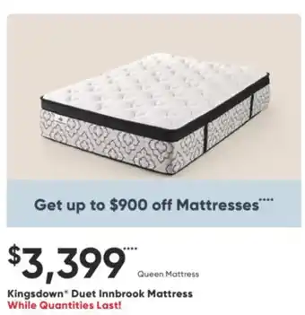 Dormez Vous Kingsdown Duet Innbrook Mattress offer