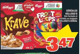 Super C CÉRÉALES KELLOGG'S | KELLOGG'S CEREAL offer