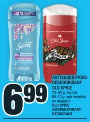 Super C ANTISUDORIFIQUE- DÉSODORISANT OLD SPICE | OLD SPICE ANTIPERSPIRANT- DEODORANT offer