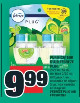 Super C PURIFICATEUR D'AIR FEBREZE PLUG | FEBREZE PLUG AIR FRESHENER offer