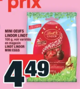 Super C MINI OEUFS LINDOR LINDT | LINDT LINDOR MINI EGGS offer