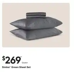 Dormez Vous Simba Green Sheet Set offer