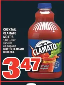 Super C COCKTAIL CLAMATO MOTT'S | MOTT'S CLAMATO COCKTAIL offer