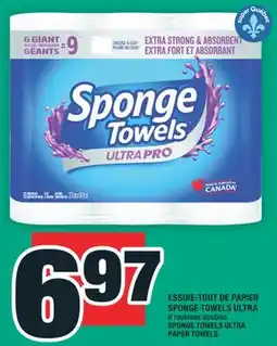 Super C ESSUIE-TOUT DE PAPIER SPONGE TOWELS ULTRA | SPONGE TOWELS ULTRA PAPER TOWELS offer