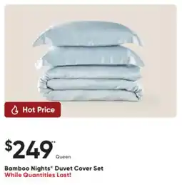 Dormez Vous Bamboo Nights Duvet Cover Set offer