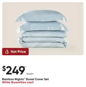 Dormez Vous Bamboo Nights Duvet Cover Set offer