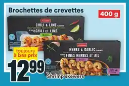 Super C Brochettes de crevettes offer