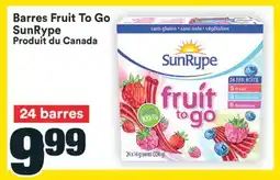 Super C Barres Fruit To Go SunRype offer