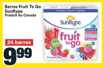 Super C Barres Fruit To Go SunRype offer