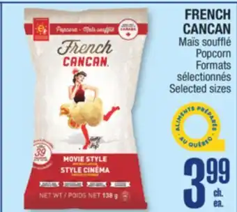 Jean Coutu FRENCH CANCAN Popcorn offer