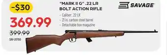 Pronature MARK II G .22 LR BOLT ACTION RIFLE offer