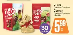 Jean Coutu LINDT Chocolates,NESTLÉ Chocolates offer