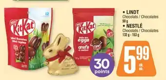 Jean Coutu LINDT Chocolates,NESTLÉ Chocolates offer