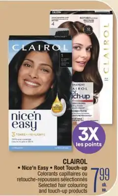 Jean Coutu CLAIROL Selected hair colouring and touch-up products offer