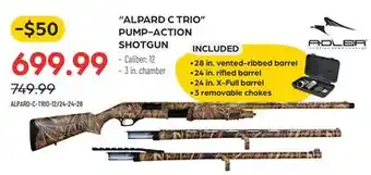 Pronature ALPARD C TRIO PUMP-ACTION SHOTGUN offer