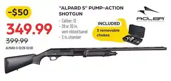 Pronature ALPARD S PUMP-ACTION SHOTGUN offer