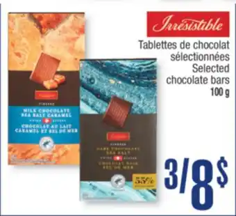 Jean Coutu IRRESISTIBLE Selected chocolate bars offer