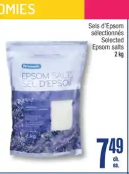 Jean Coutu Personnelle Selected Epsom salts offer