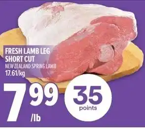 Metro Fresh lamb leg shortcut offer