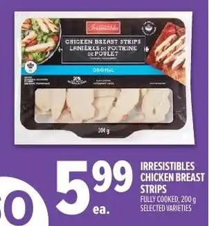 Metro Irresistibles chicken breast strips offer