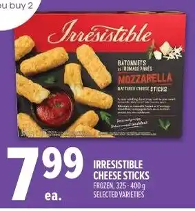 Metro Irresistible cheese sticks offer