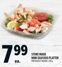 Metro Store made mini seafood platter offer