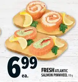 Metro Fresh atlantic salmon pinwheel offer